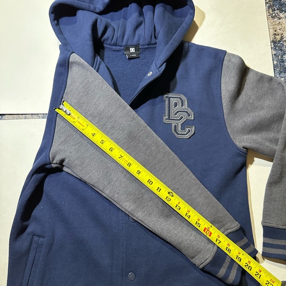 DC Navy and Charcoal Hooded Jacket - Picture 6 of 6